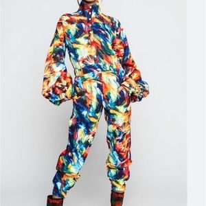 Mock Neck Longsleeve Jumpsuit